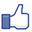 Логотип Facebook Like